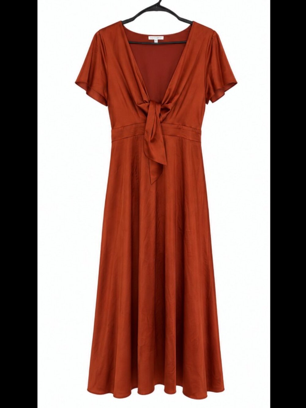 Burnt Orange Bridesmaid Dress